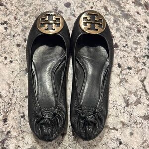 Tory Burch Black Ballet Flats